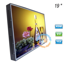 19-Zoll-LCD-Monitor mit offenem Rahmen HDMI VGA DVI mit Auflösung 5: 4 1280 1024